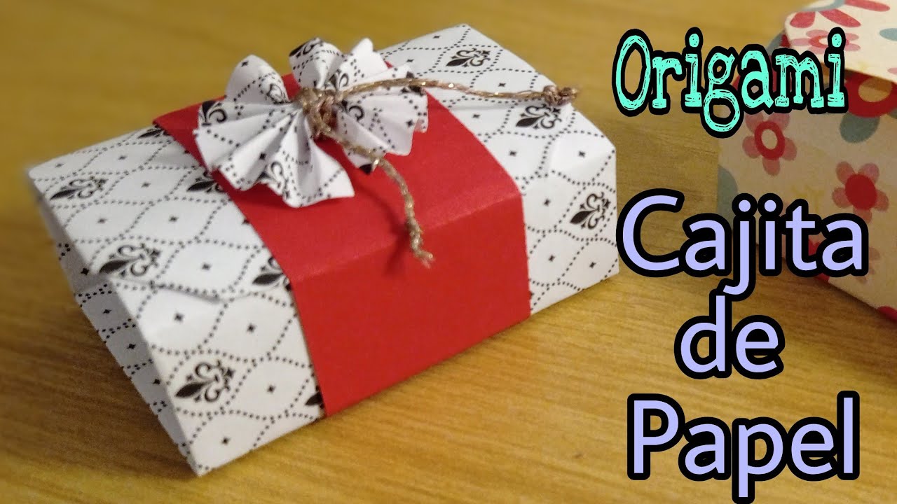 Cajita de Papel #5 ORIGAMI.Cómo hacer una caja de papel ideal para regalar  dinero. 