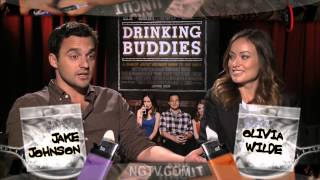 Olivia Wilde & Jake Johnson Uncensored on Drinking Buddies