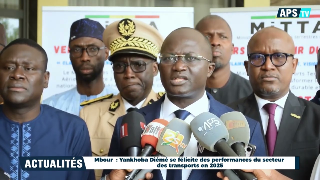 FR - Mbour : Yankhoba Diémé se félicite des performances du secteur des transports en 2025