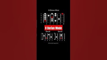 D Dorian mode of the major scale