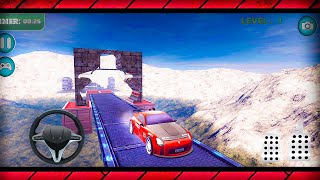 MAD IMPOSSIBLE CAR TRACKS / IMPOSSIBLE CAR  MEGA RAMP CHALLANGE ANDROID GAMEPLAY screenshot 5