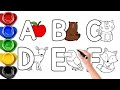 "Learn to Draw &amp; Paint ABCDE - Fun Alphabet Art Adventures with the ABC Song!"
