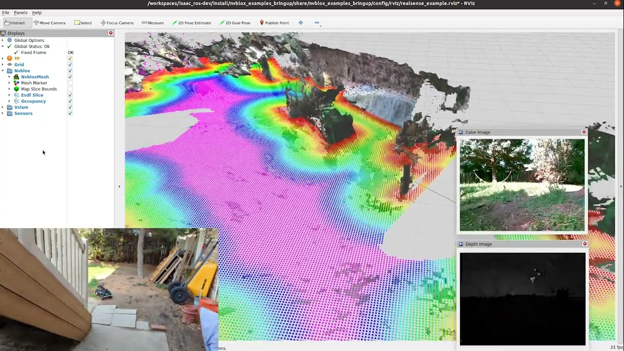 ARK Jetson PAB Carrier Rover Running NVIDIA Isaac ROS VSLAM and Nvblox