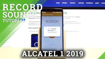How to Record Sounds in Alcatel 1 2019 – Use Voice Recorder