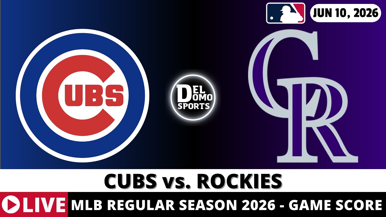 CHICAGO CUBS VS COLORADO ROCKIES ⚾️ MLB Game Score Radio Play-by-Play