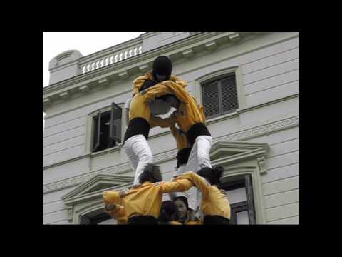 Castellers de Badalona a Sabadell -  " 4 de 6 amb agulla "