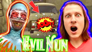 EVIL NUN : JE DÉBLOQUE UNE NOUVELLE FIN AU JEU DE LA NONNE PSYCHOPATHE ! Délires de Max screenshot 1