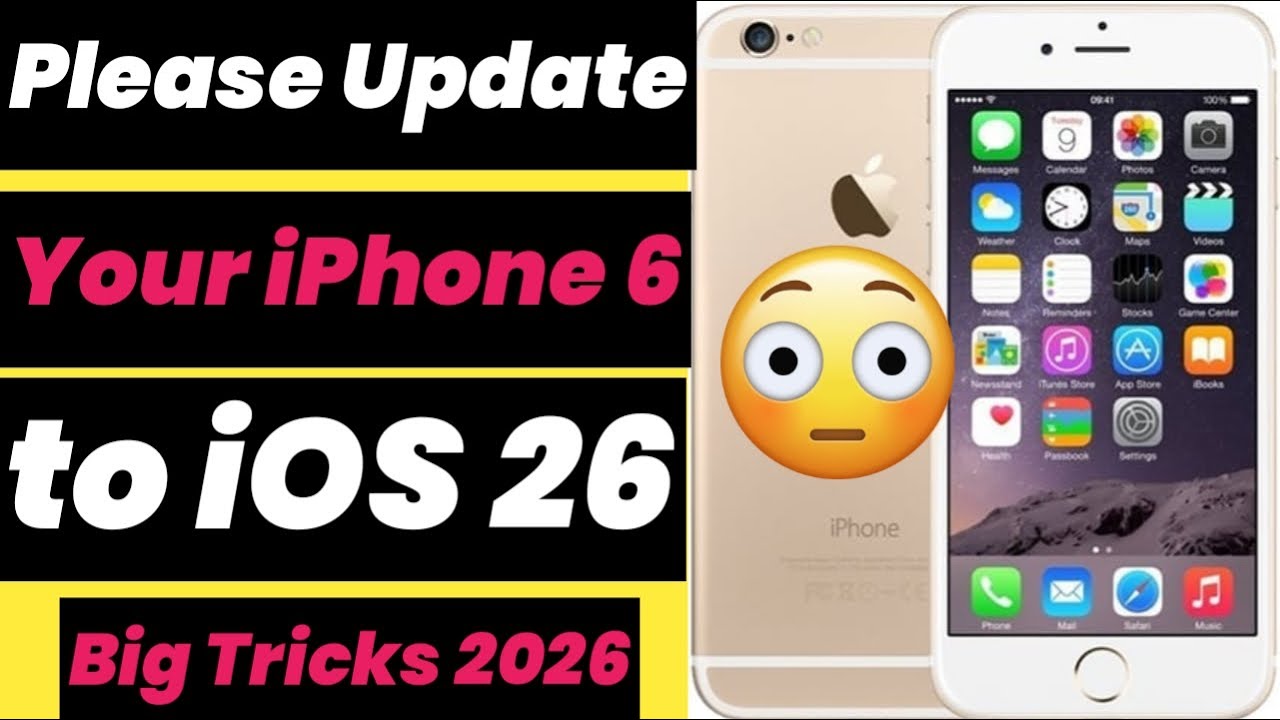 How to Update iPhone 6 to iOS 26 |how to Update iPhone 6 to iOS 18| iPhone 6 to iOS 18 |iOS 26 | IOS