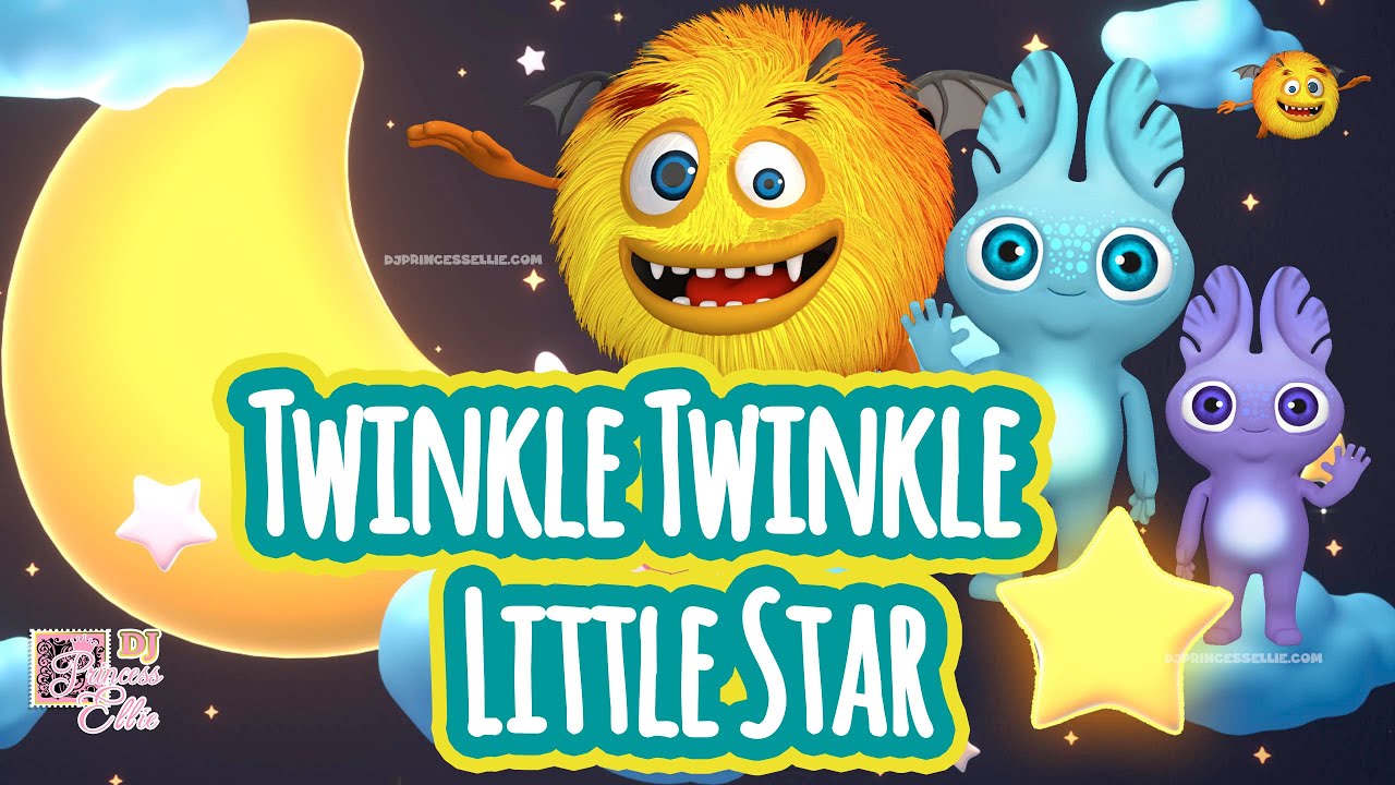Twinkle Twinkle Little Star⭐️Gentle Sleep Music for Kids | Cartoons for Children and Teens