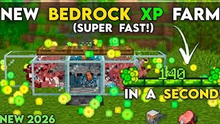 EASY 26.21 XP FARM in Minecraft Bedrock! (140 XP Levels/Second!)