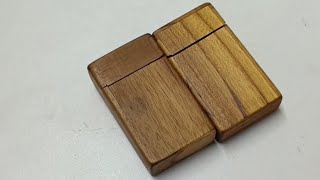 How to make a Wooden Cigarette Case 😍