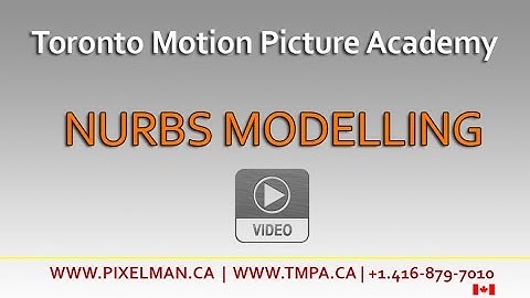 How to make NURBS model in Autodesk Maya ?