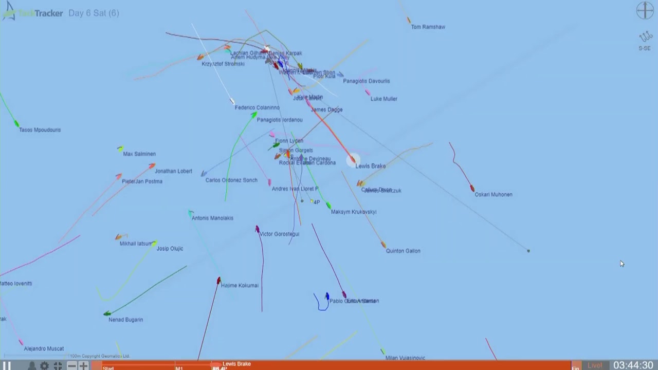 Live View From 2019 Open Finn Championship Before the 9th Race