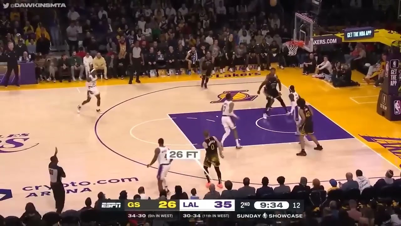 LAL VS GSW!!!Game 1. Credit: @DAWKINSMTA