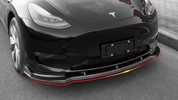 Installation of Tesla Model Y Front Lip