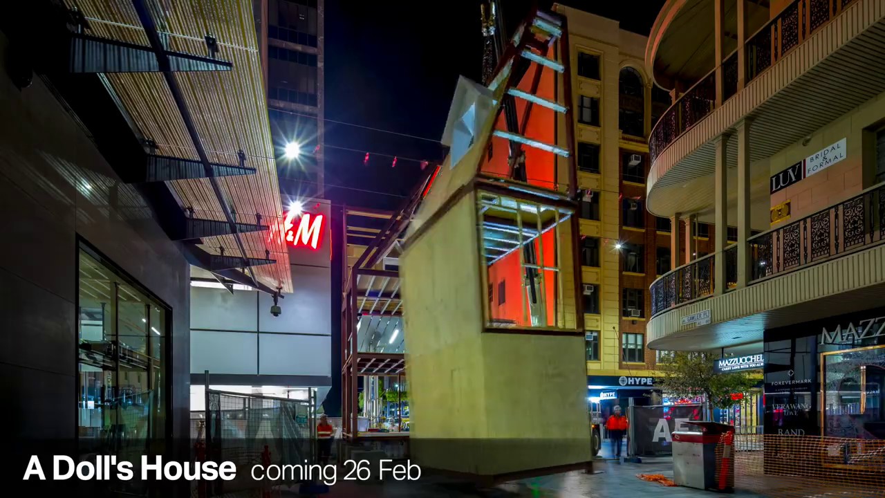 Building a life-size doll house