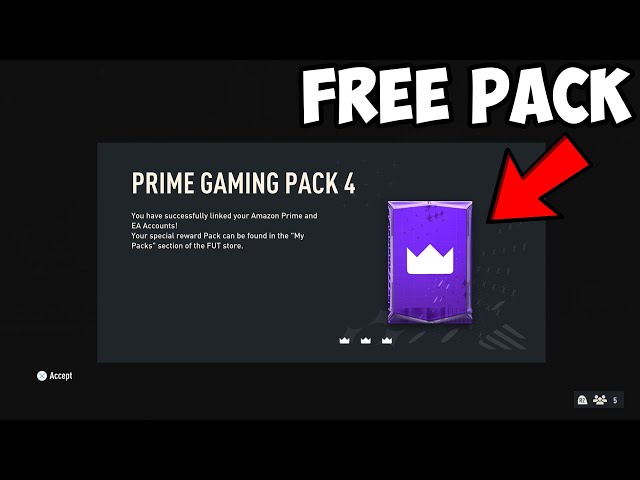 FREE FIFA Ultimate Team Prime Gaming Pack #1 for  subscribers