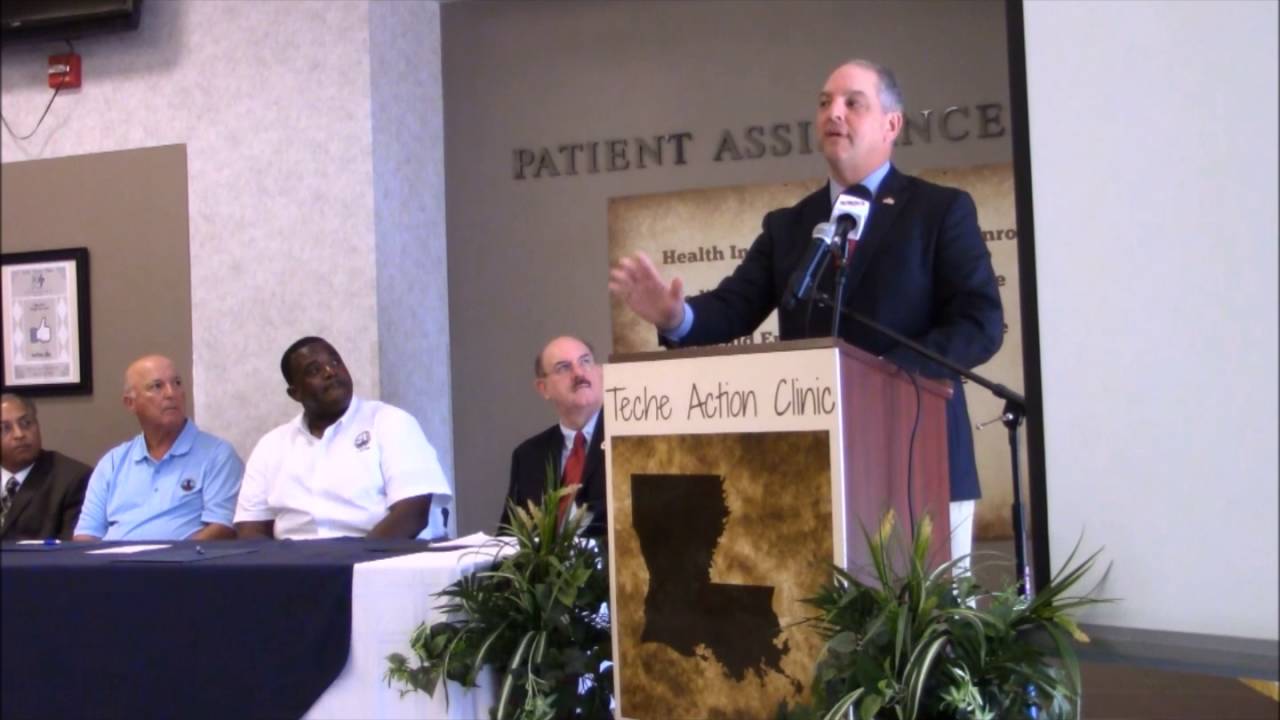 La Gov John Bel Edwards, Teche Action Clinic, NHCW16 CHCsInnovate