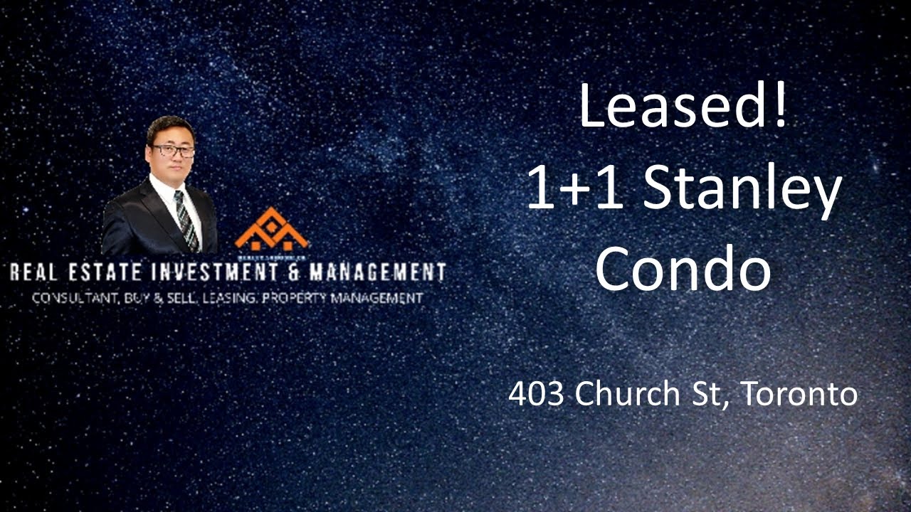 Leased! 58Home Realty, Stanley Condo, 403 Church St Unit 2409 Downtown Toronto