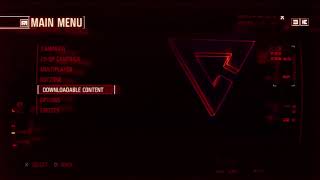 Killzone Menu Screen