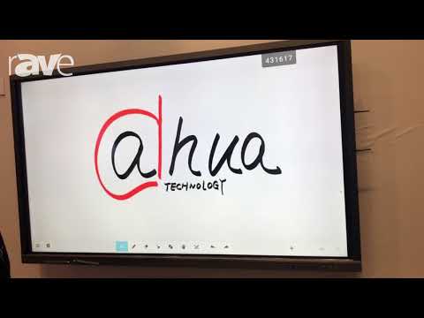 Integrate 2018: Dahua Technology Exhibits LU75-ST400 Interactive Whiteboard