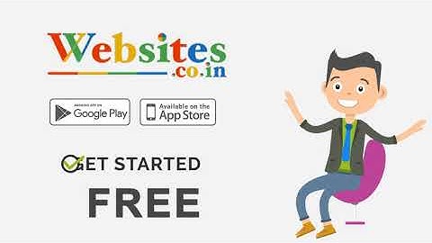 Create an Instant Website through Worlds easiest website builder app - Websites.co.in