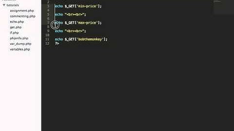 PHP Basics Lesson 09: $_GET