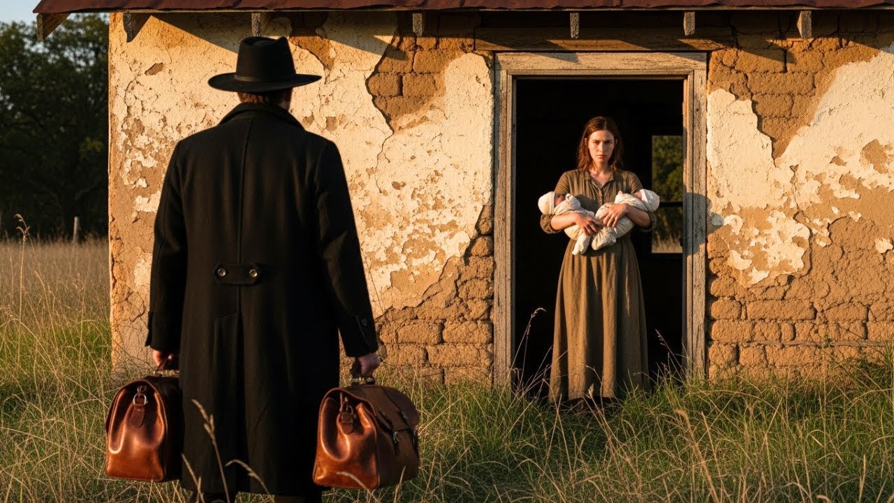 Peão comprou um rancho velho pra esquecer o passado… Mas lá encontrou uma mãe com 2 bebês nos braços