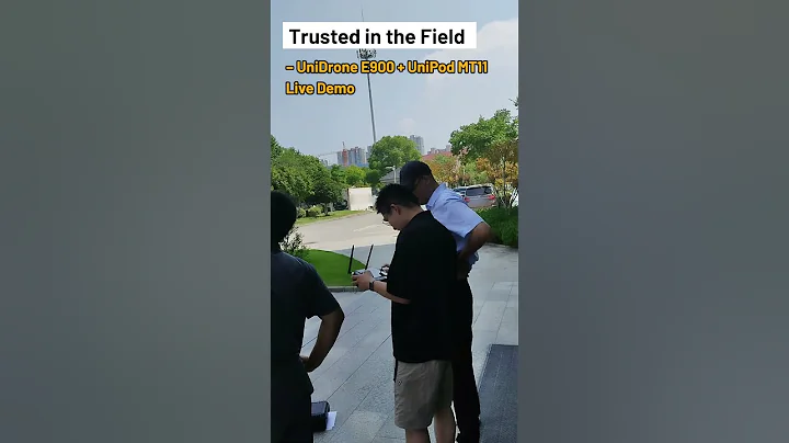 Customer On-Site UAV Demo | See the UniDrone E900 with Multi-Sensor Optical Pod in Action