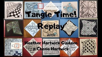 Sinko & Inaflux | Replay of Tangle Time AM Session | Zentangle®