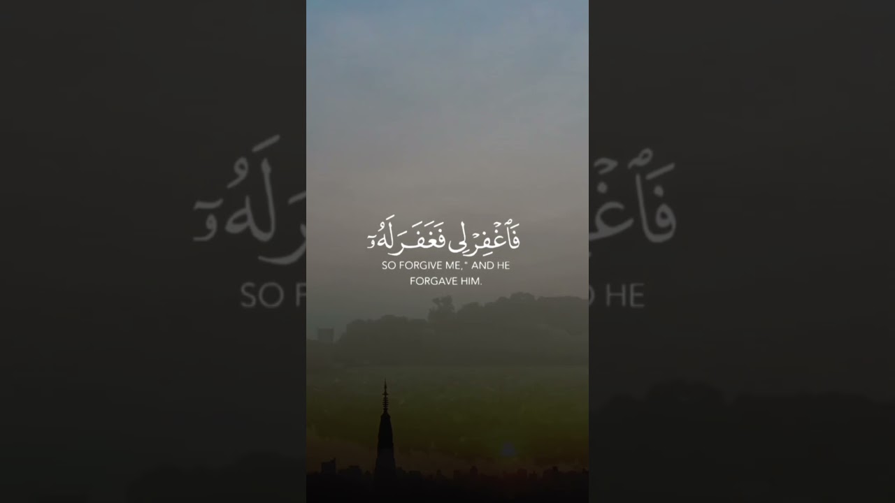 MY LORD INDEED IHAVE WRONGED MYSELF l FROM MUHAMMAD MUAZ OFFICAL l QURAN-E-SURAH