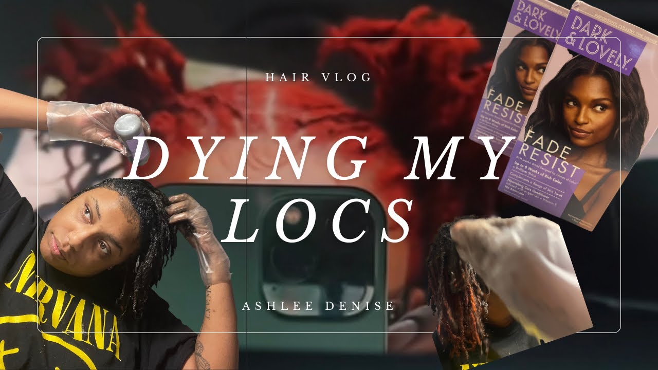 Dying locs from GINGER to BLACK
