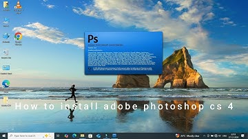 How to install Adobe photoshop CS4