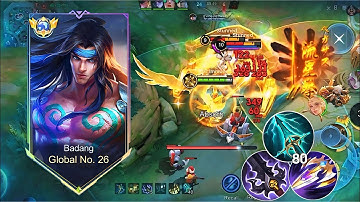 Try this build and emblem set badang for solo rank 💪| badang best build and emblem 2025 🔥