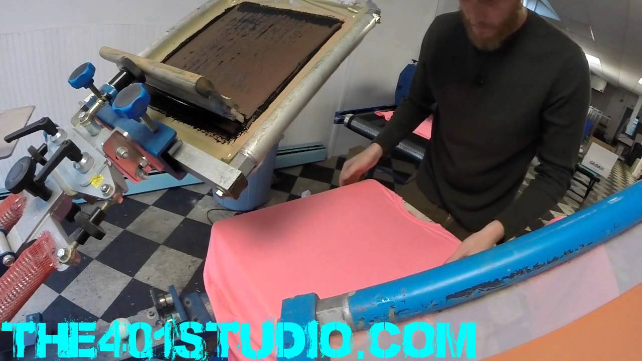 Studio Screenprint The 401 Studio ( Screen Printing / Large Format Printing ) - YouTube