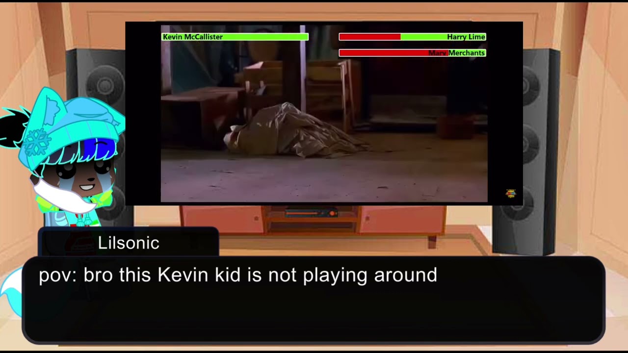 Lilsonic reacts to home alone 2 with health bars (really funny)