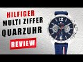 Tommy Hilfiger - Unisex Multi Zifferblatt Quarz Uhr mit Silikon Armband 1791476 - Deutsch - Review