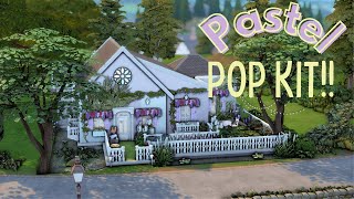 🤍🌸 Pastel Pop Kit Speed Build 🌸🤍 | The Sims 4