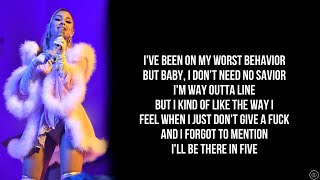 Ariana Grande - WORST BEHAVIOR (Lyrics)