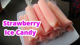 Strawberry Ice Candy