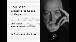 Jon Lord  - Concerto for Group and Orchestra: First Movement with Score