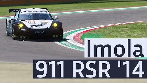 rFactor2: Porsche 911 RSR (2014) at Imola (TV Cam)