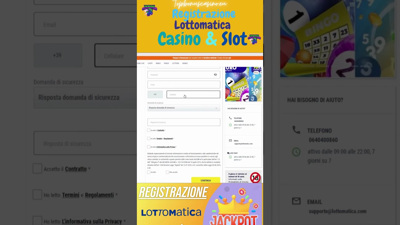 Come registrarsi a Lottomatica ⭐  ?#registrazionelottomatica  ? #shorts #shortvideo # #casino