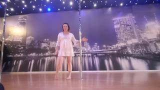 Unsteady- Kristy Sellars Pole Dance 6.5 months pregnant