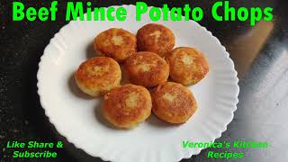 Beef Mince Potato Chops