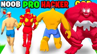 NOOB vs PRO vs HACKER In Upgrade Run3D | With Oggy And Jack | Rock Indian Gamer |