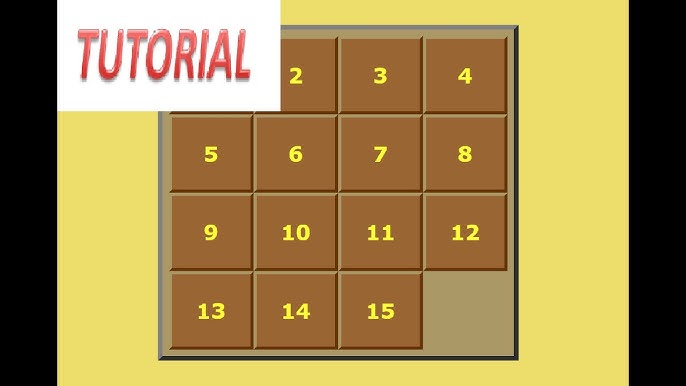 How to solve the 15 puzzle 