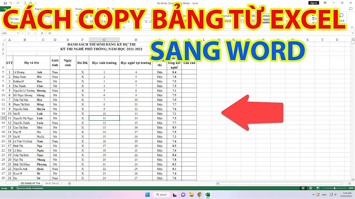 Cách chuyển danh sách từ excel sang văn bản word năm 2024