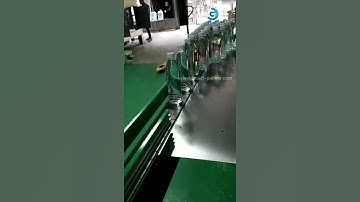 Pure drink water plastic bottle automatic labeling machine water bottle label applicator video