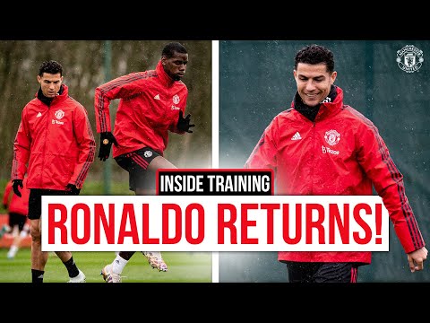 Inside Training | Cristiano Ronaldo Is BACK As United Prepare For Everton!